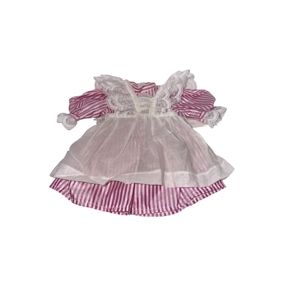 American Girl Samantha Birthday Dress Pinafore Shoes Headband 18" Doll Outfit - Picture 2 of 7